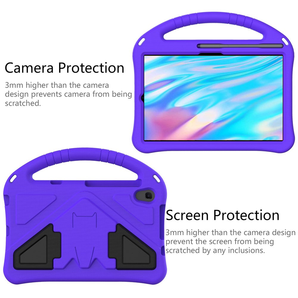 EVA Tablet Case with Pen Slot for Lenovo Tab M8 TB-8505 / Tab M8 (4th Gen) 2024 TB-301XU / M8 (4th Gen) 2023 TB-300FU - Purple
