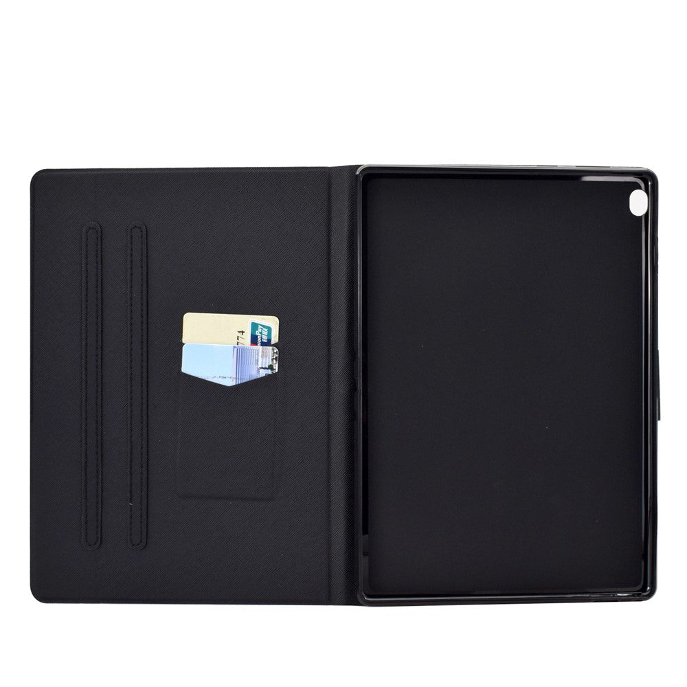 Pattern Printing Design Leather Full Protection Shock-Proof Tablet Case for Lenovo Tab M10 TB-X605F - Lion