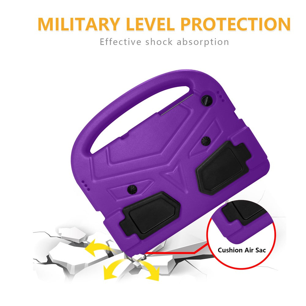 Sparrow Style Shockproof Kickstand EVA Protective Case for Lenovo Tab M10 TB-X605F - Purple