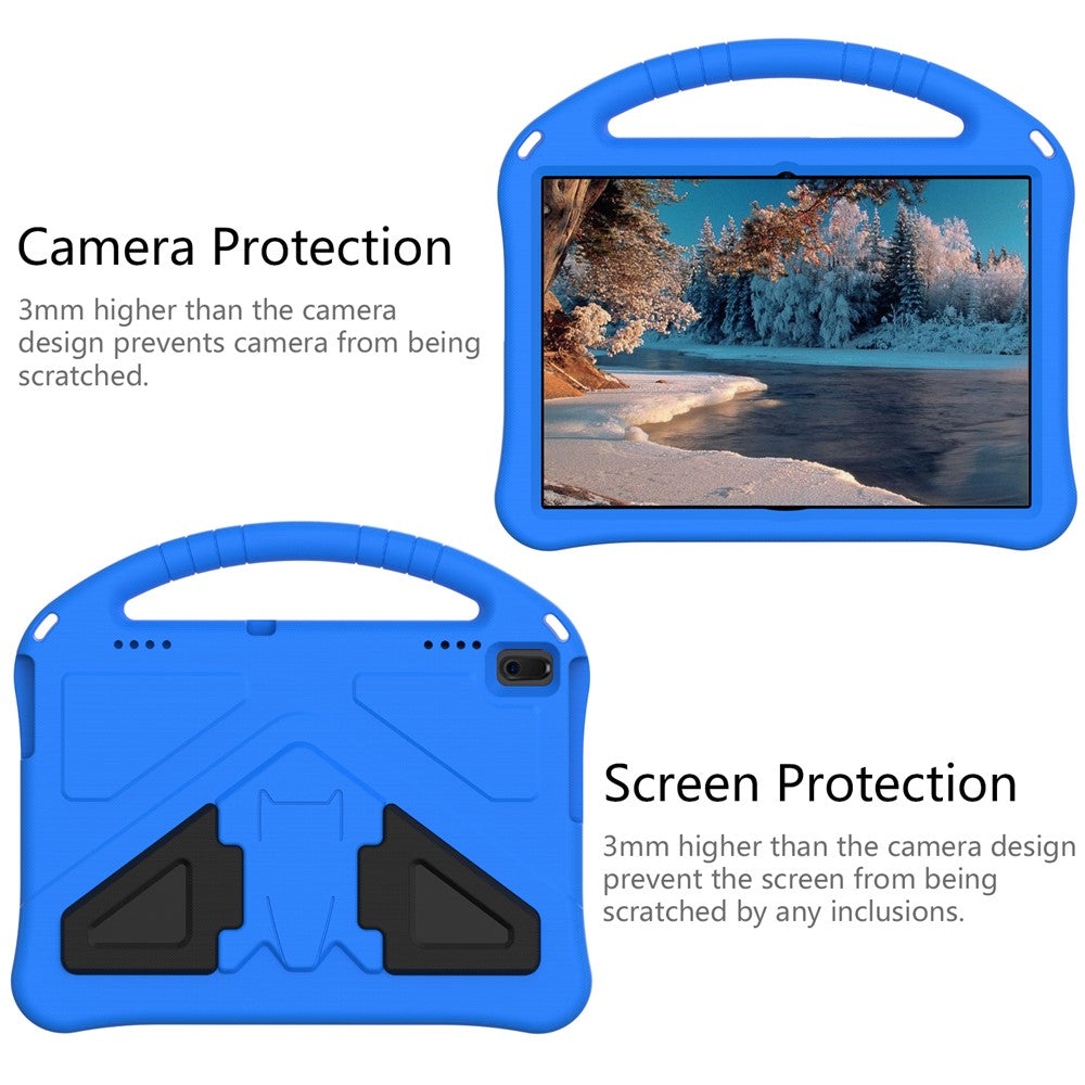 Anti-shock EVA Kickstand Case for Lenovo Tab E10 - Blue