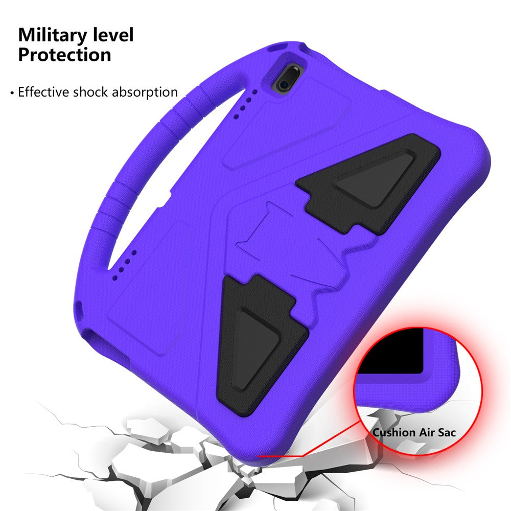 Anti-shock EVA Kickstand Case for Lenovo Tab E10 - Purple