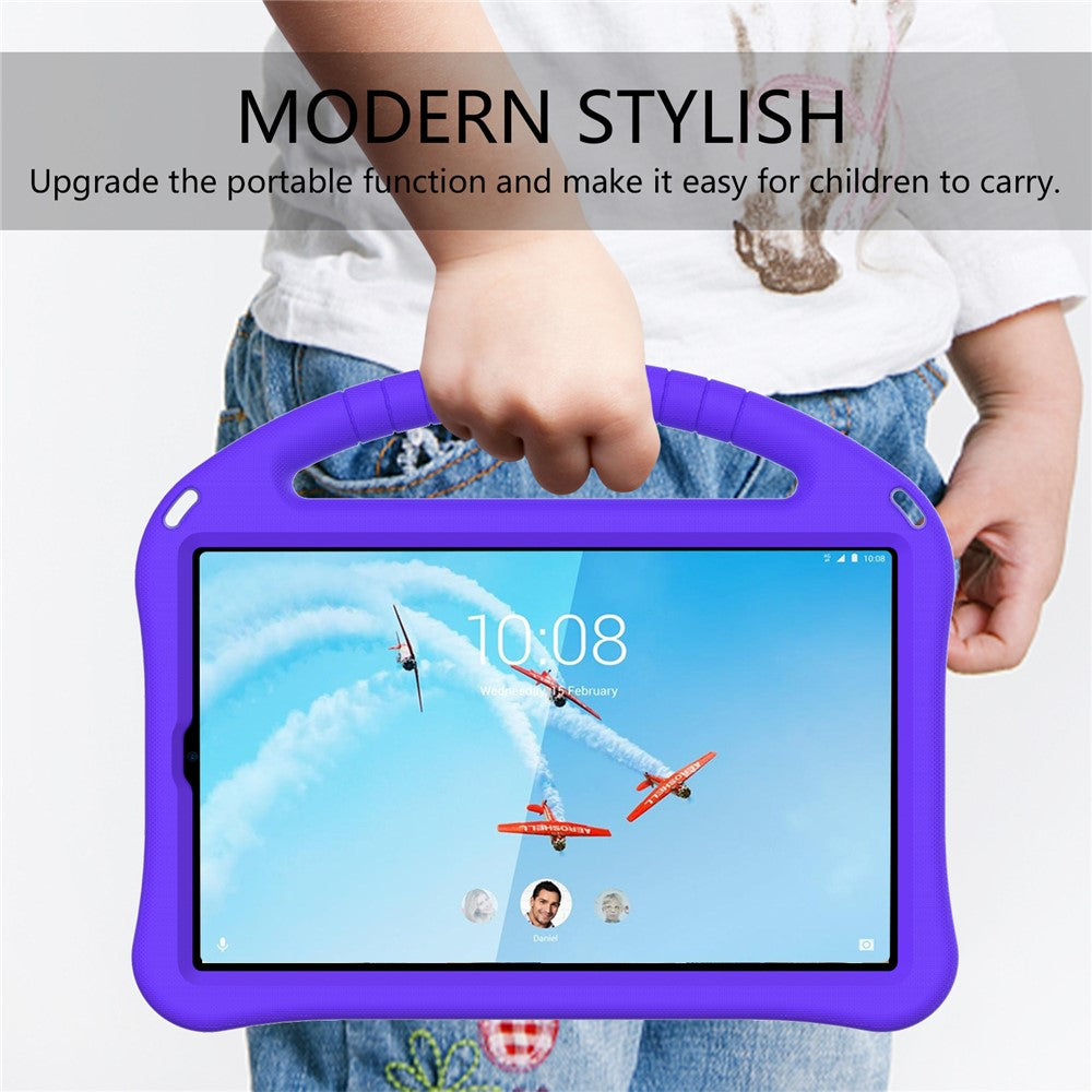 Anti-scratch Anti-shock EVA Kickstand Case for Lenovo Tab M10 HD Gen 2 - Purple
