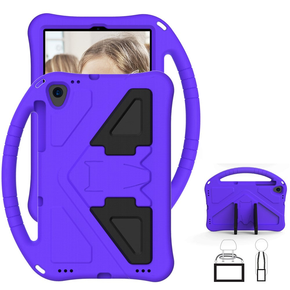 Anti-scratch Anti-shock EVA Kickstand Case for Lenovo Tab M10 HD Gen 2 - Purple