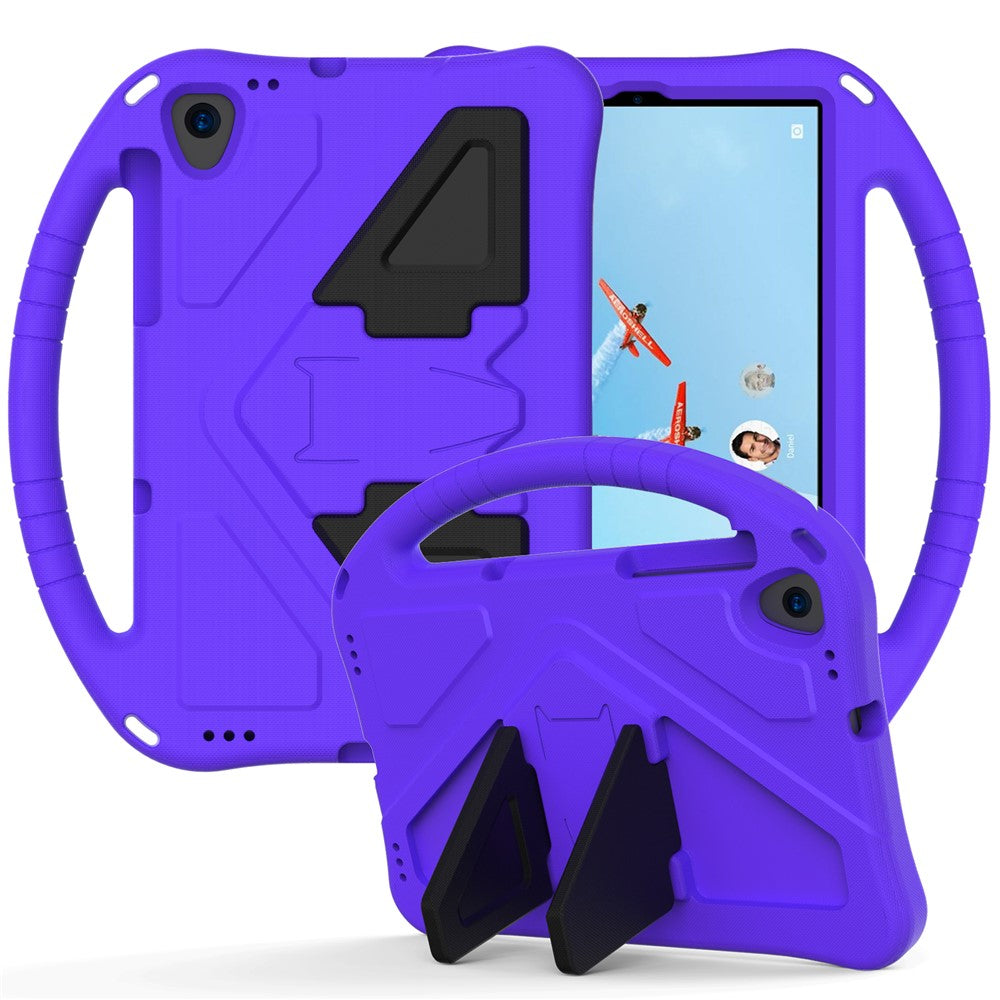 Anti-scratch Anti-shock EVA Kickstand Case for Lenovo Tab M10 HD Gen 2 - Purple