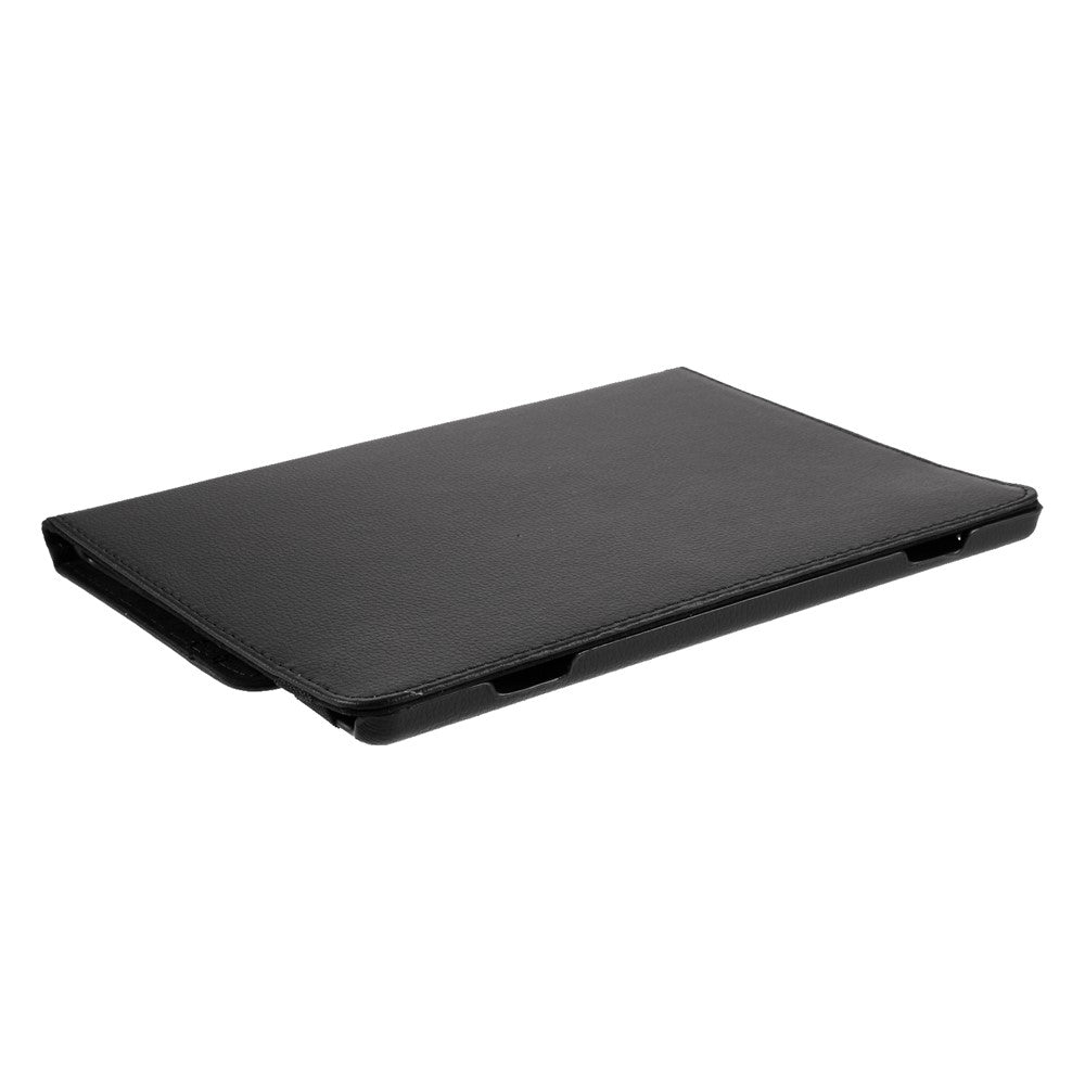 360 Degrees Rotating Stand Leather Case for Lenovo Tab M10 - Black