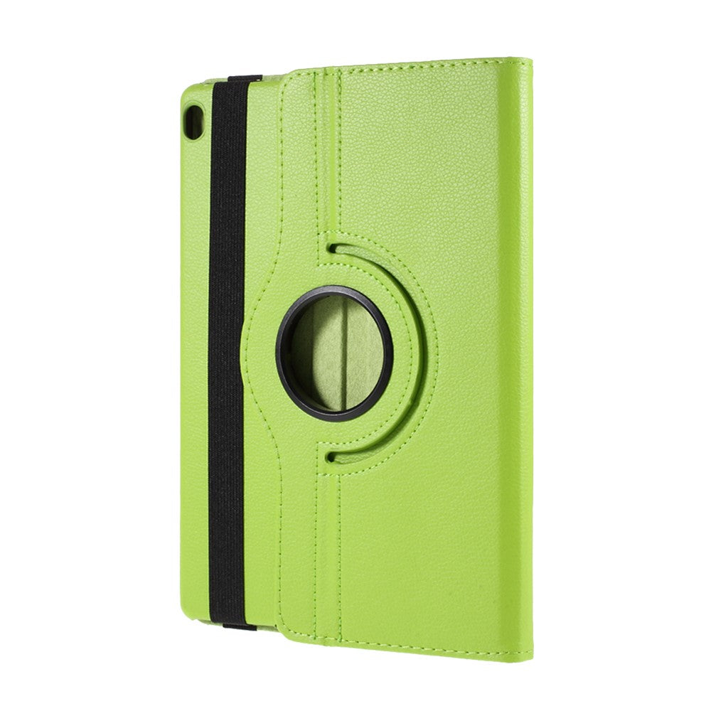 360 Degrees Rotating Stand Leather Case for Lenovo Tab M10 - Green