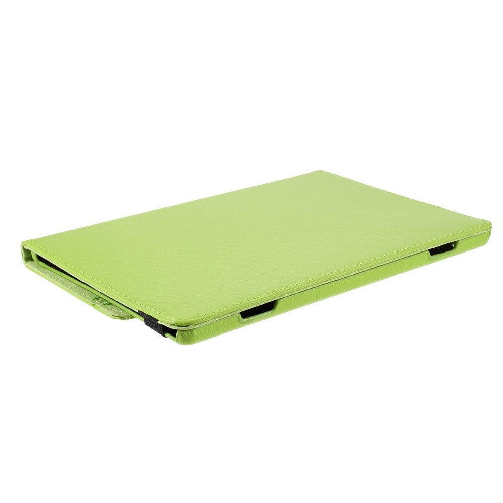 360 Degrees Rotating Stand Leather Case for Lenovo Tab M10 - Green