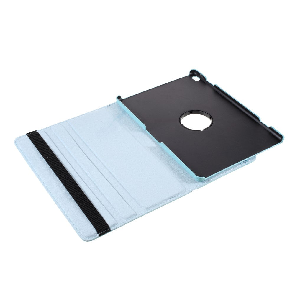 360 Degrees Rotating Stand Leather Case for Lenovo Tab M10 - Baby Blue