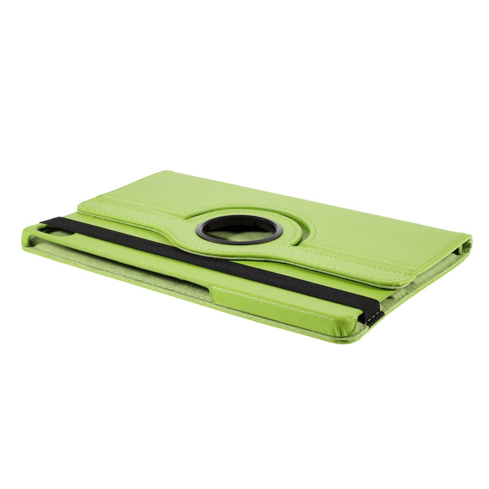 360 Degrees Rotating Stand Leather Case for Lenovo Tab P11 / P11 5G 11 inch TB-J606F / J606X - Green