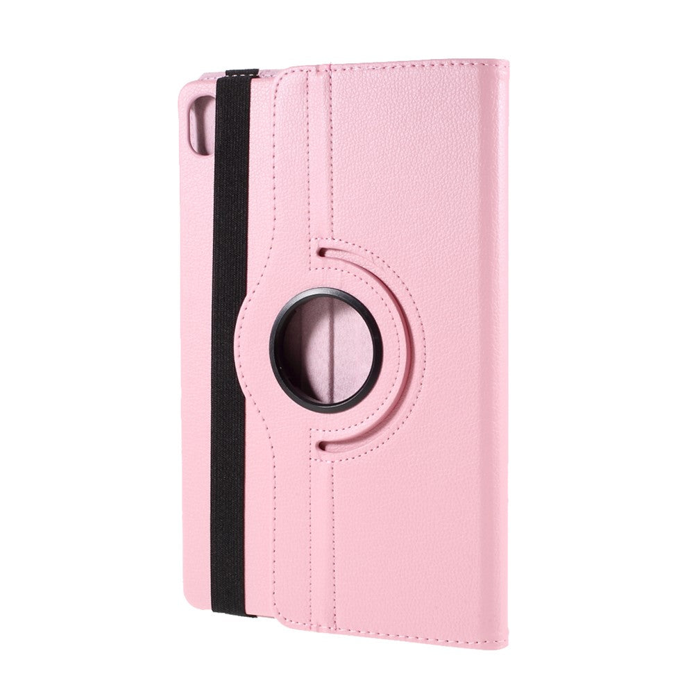 360 Degrees Rotating Stand Leather Case for Lenovo Tab P11 / P11 5G 11 inch TB-J606F / J606X - Pink