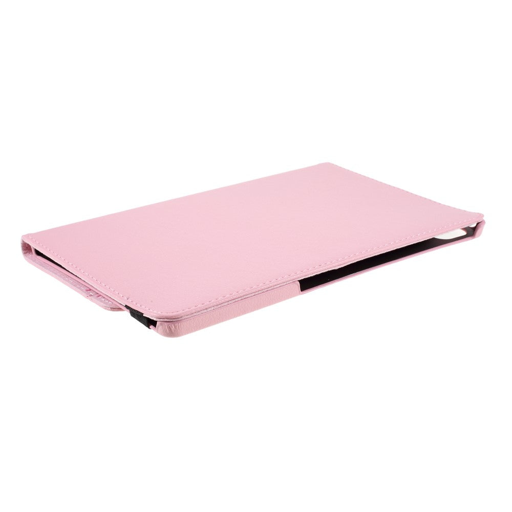 360 Degrees Rotating Stand Leather Case for Lenovo Tab P11 / P11 5G 11 inch TB-J606F / J606X - Pink