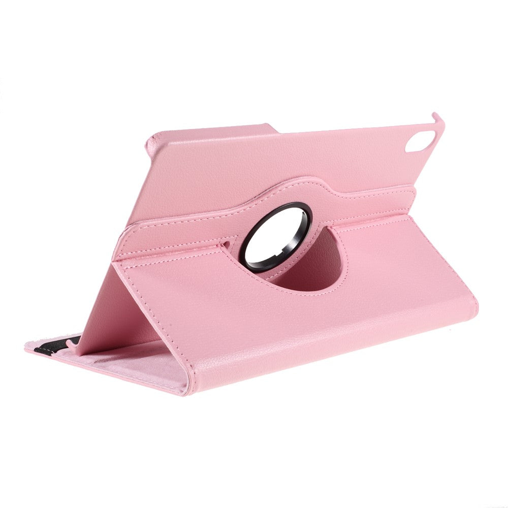 360 Degrees Rotating Stand Leather Case for Lenovo Tab P11 / P11 5G 11 inch TB-J606F / J606X - Pink