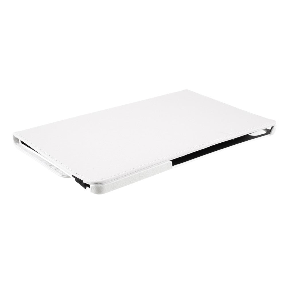360 Degrees Rotating Stand Leather Case for Lenovo Tab P11 / P11 5G 11 inch TB-J606F / J606X - White