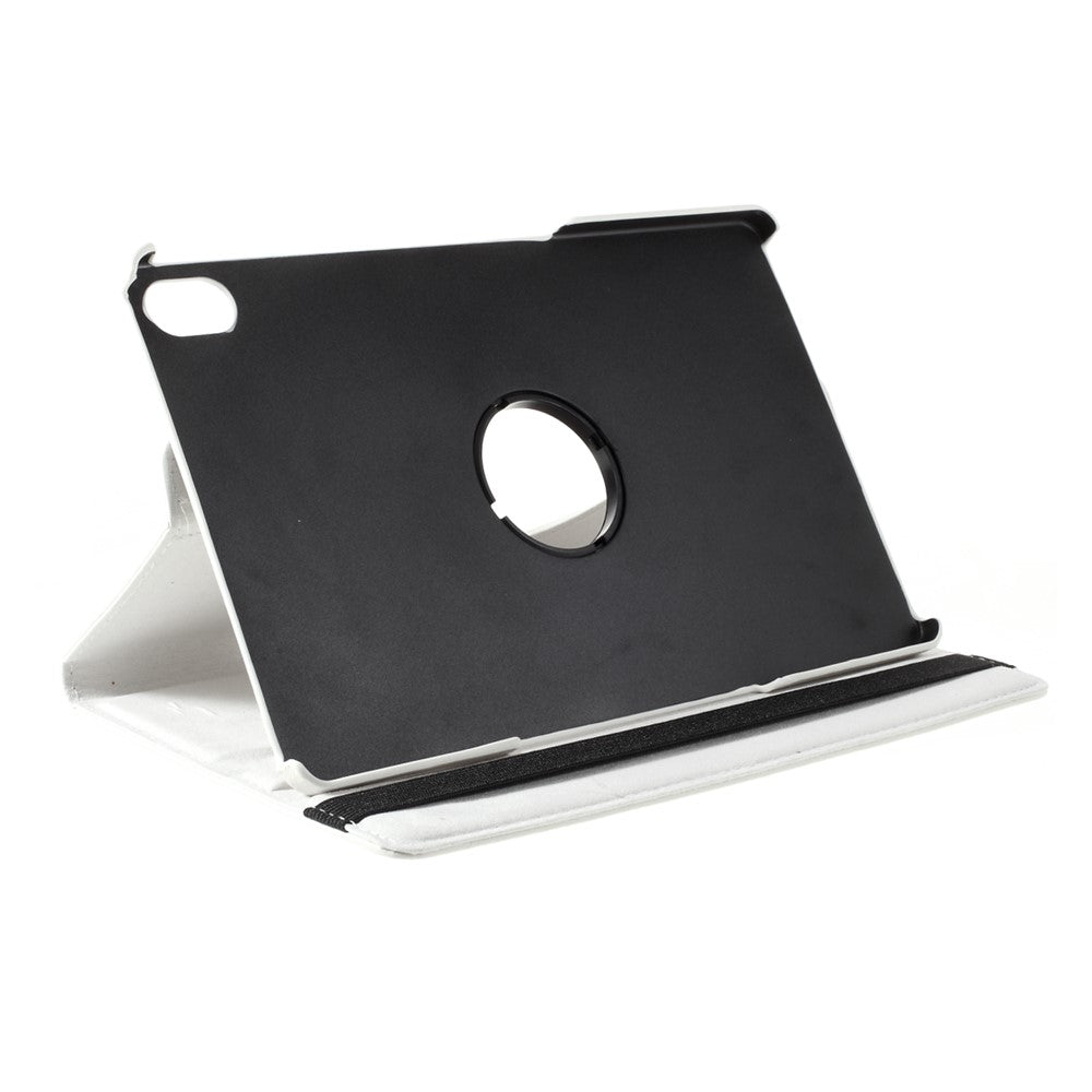 360 Degrees Rotating Stand Leather Case for Lenovo Tab P11 / P11 5G 11 inch TB-J606F / J606X - White