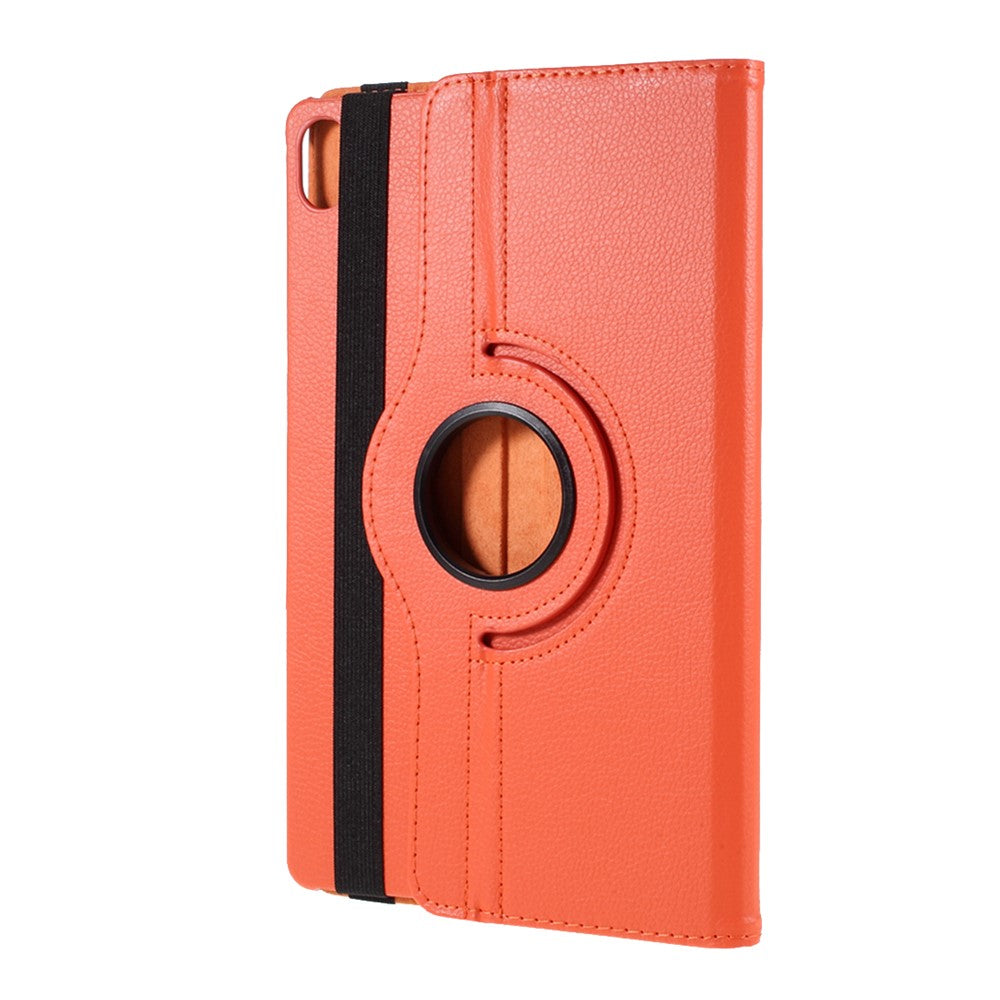 360 Degrees Rotating Stand Leather Case for Lenovo Tab P11 / P11 5G 11 inch TB-J606F / J606X - Orange