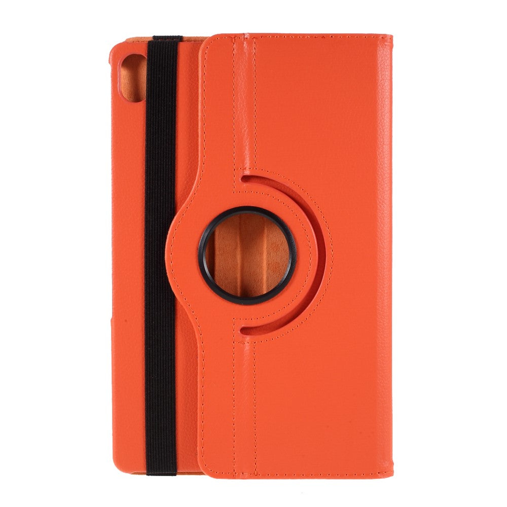360 Degrees Rotating Stand Leather Case for Lenovo Tab P11 / P11 5G 11 inch TB-J606F / J606X - Orange