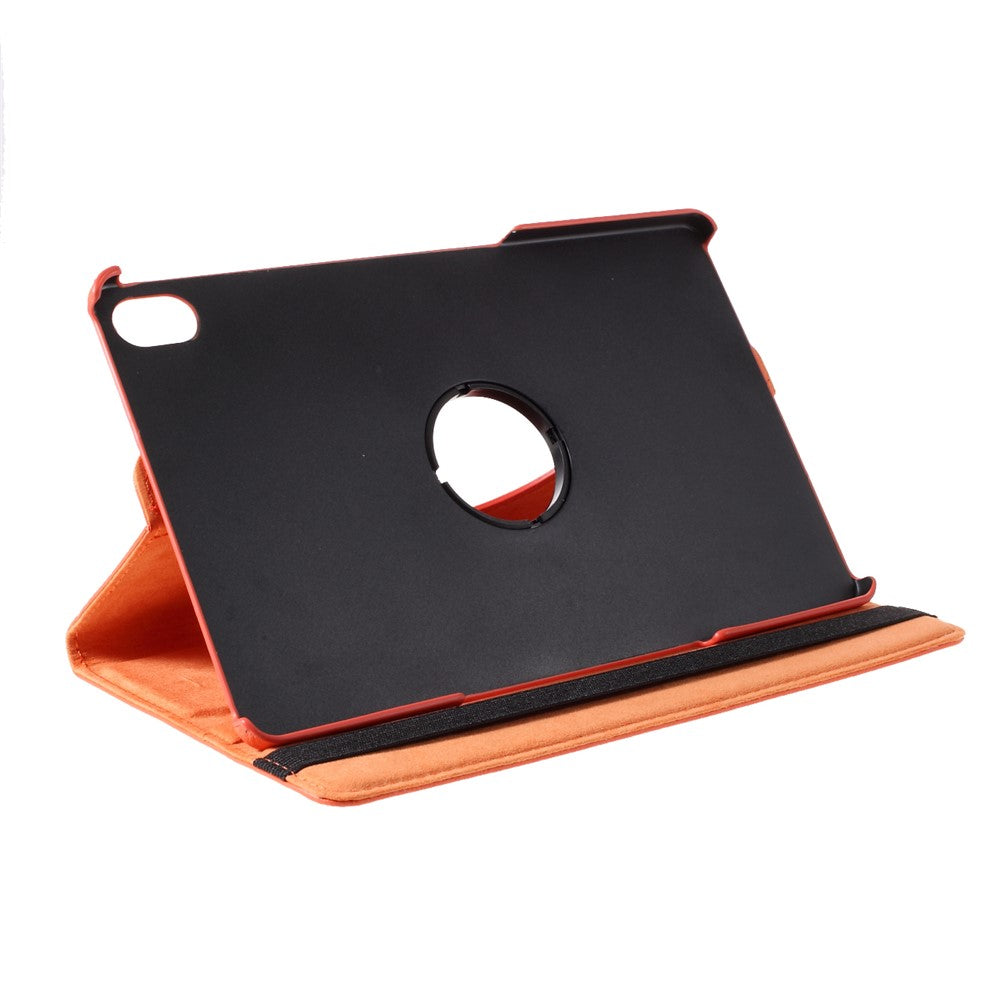 360 Degrees Rotating Stand Leather Case for Lenovo Tab P11 / P11 5G 11 inch TB-J606F / J606X - Orange