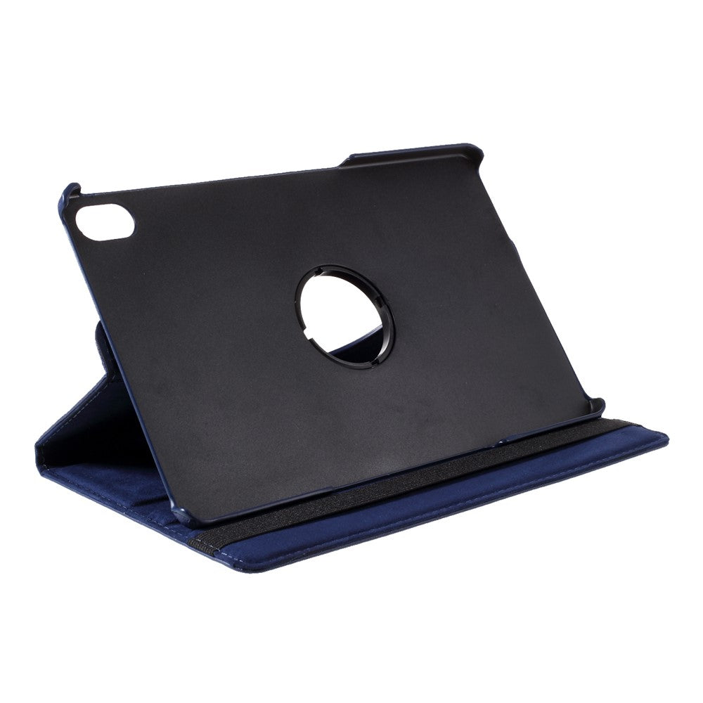 360 Degrees Rotating Stand Leather Case for Lenovo Tab P11 / P11 5G 11 inch TB-J606F / J606X - Dark Blue