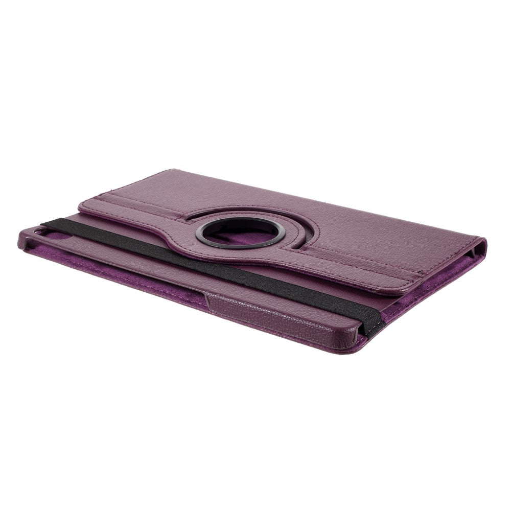 360 Degrees Rotating Stand Leather Case for Lenovo Tab P11 / P11 5G 11 inch TB-J606F / J606X - Purple