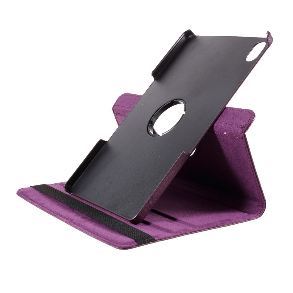 360 Degrees Rotating Stand Leather Case for Lenovo Tab P11 / P11 5G 11 inch TB-J606F / J606X - Purple
