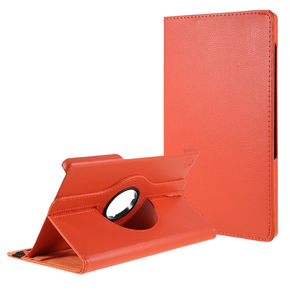 360 Degrees Rotating Stand Leather Case for Lenovo Tab M10 HD Gen 2 TB-X306X - Orange