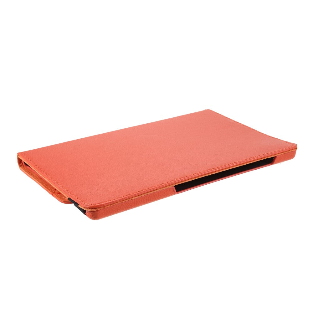 360 Degrees Rotating Stand Leather Case for Lenovo Tab M10 HD Gen 2 TB-X306X - Orange