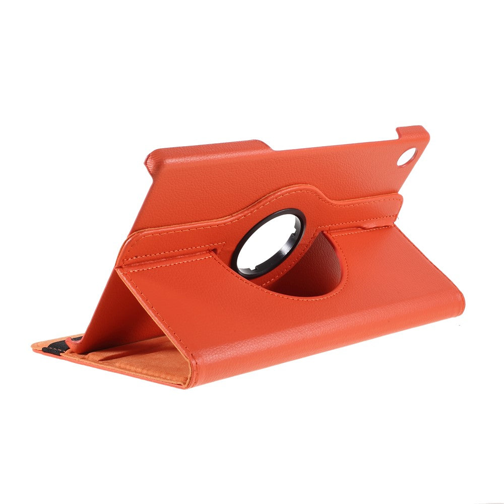 360 Degrees Rotating Stand Leather Case for Lenovo Tab M10 HD Gen 2 TB-X306X - Orange
