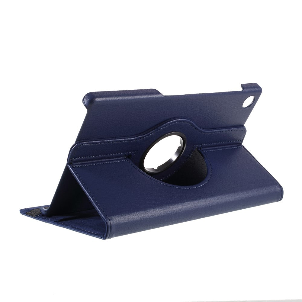 360 Degrees Rotating Stand Leather Case for Lenovo Tab M10 HD Gen 2 TB-X306X - Dark Blue