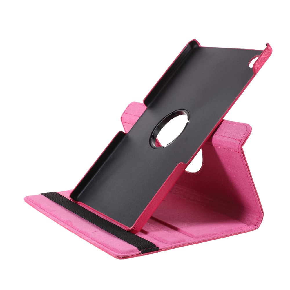 360 Degrees Rotating Stand Leather Case for Lenovo Tab M10 HD Gen 2 TB-X306X - Rose