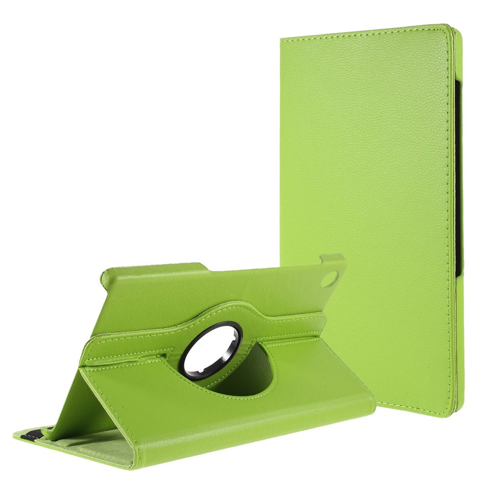 360 Degrees Rotating Stand Leather Case for Lenovo Tab M10 HD Gen 2 TB-X306X - Green