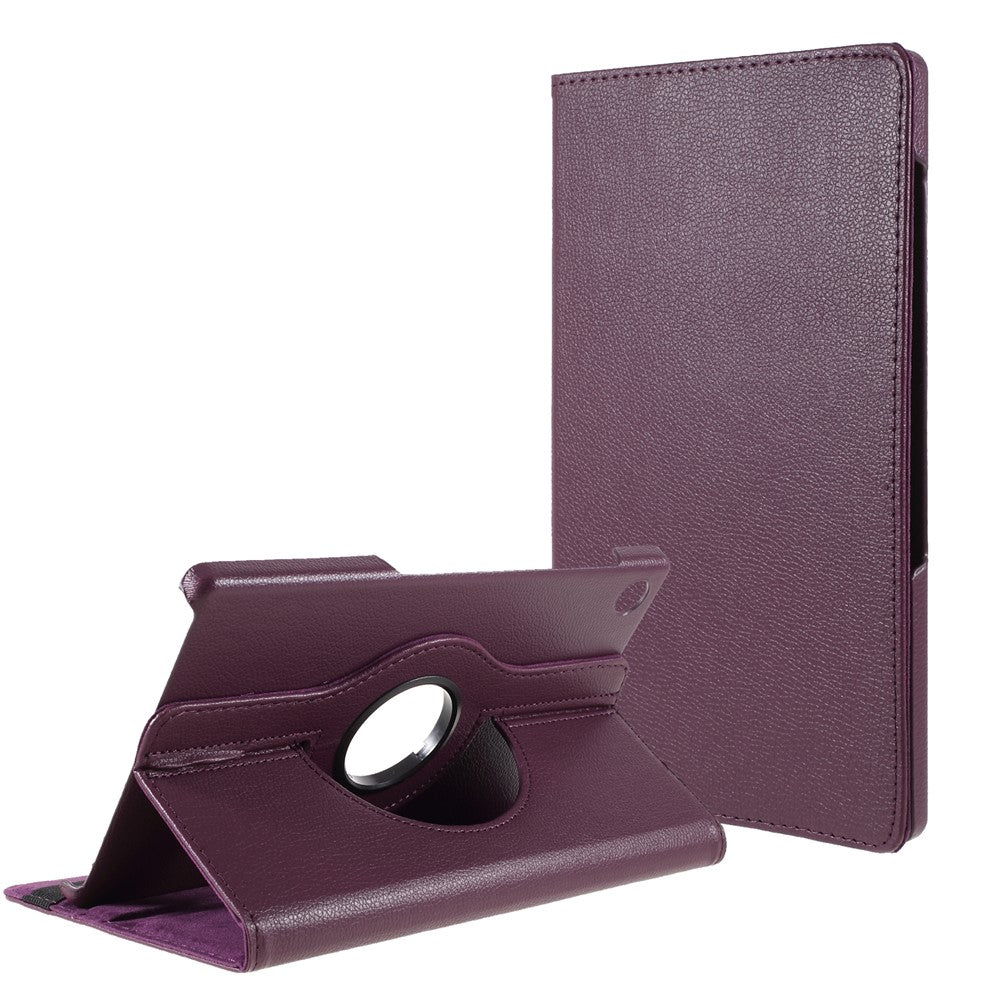 360 Degrees Rotating Stand Leather Case for Lenovo Tab M10 HD Gen 2 TB-X306X - Purple