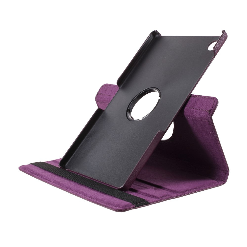 360 Degrees Rotating Stand Leather Case for Lenovo Tab M10 HD Gen 2 TB-X306X - Purple