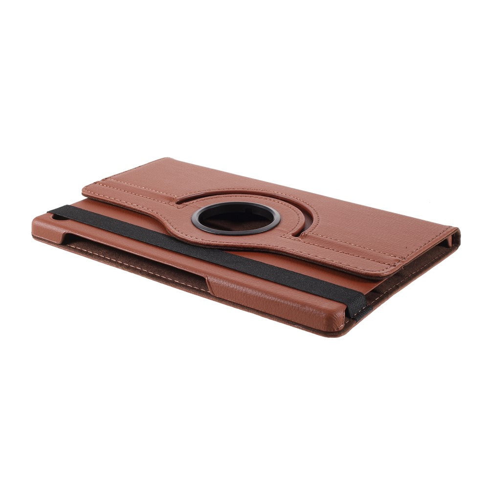 360 Degrees Rotating Stand Leather Case for Lenovo Tab M10 HD Gen 2 TB-X306X - Brown