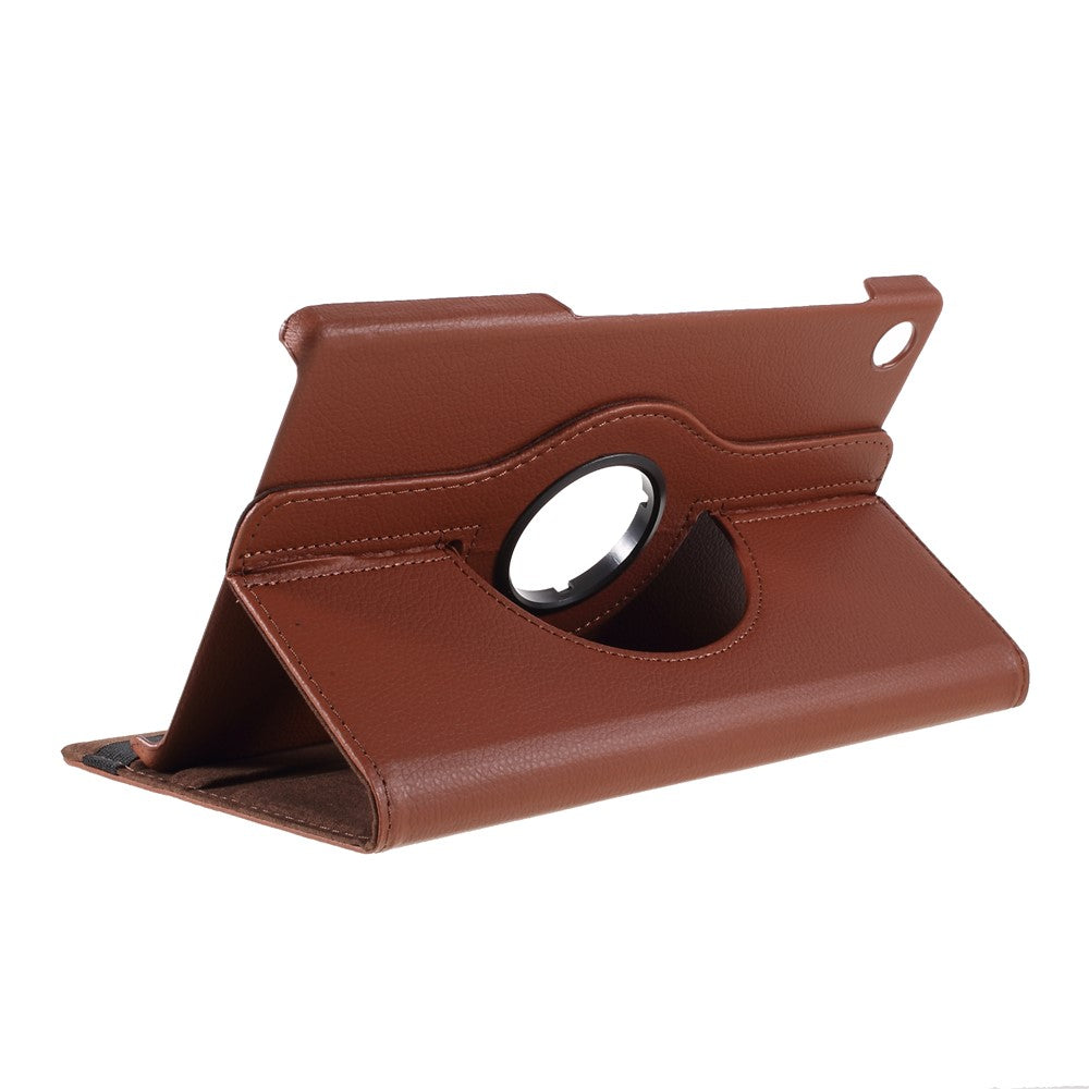 360 Degrees Rotating Stand Leather Case for Lenovo Tab M10 HD Gen 2 TB-X306X - Brown