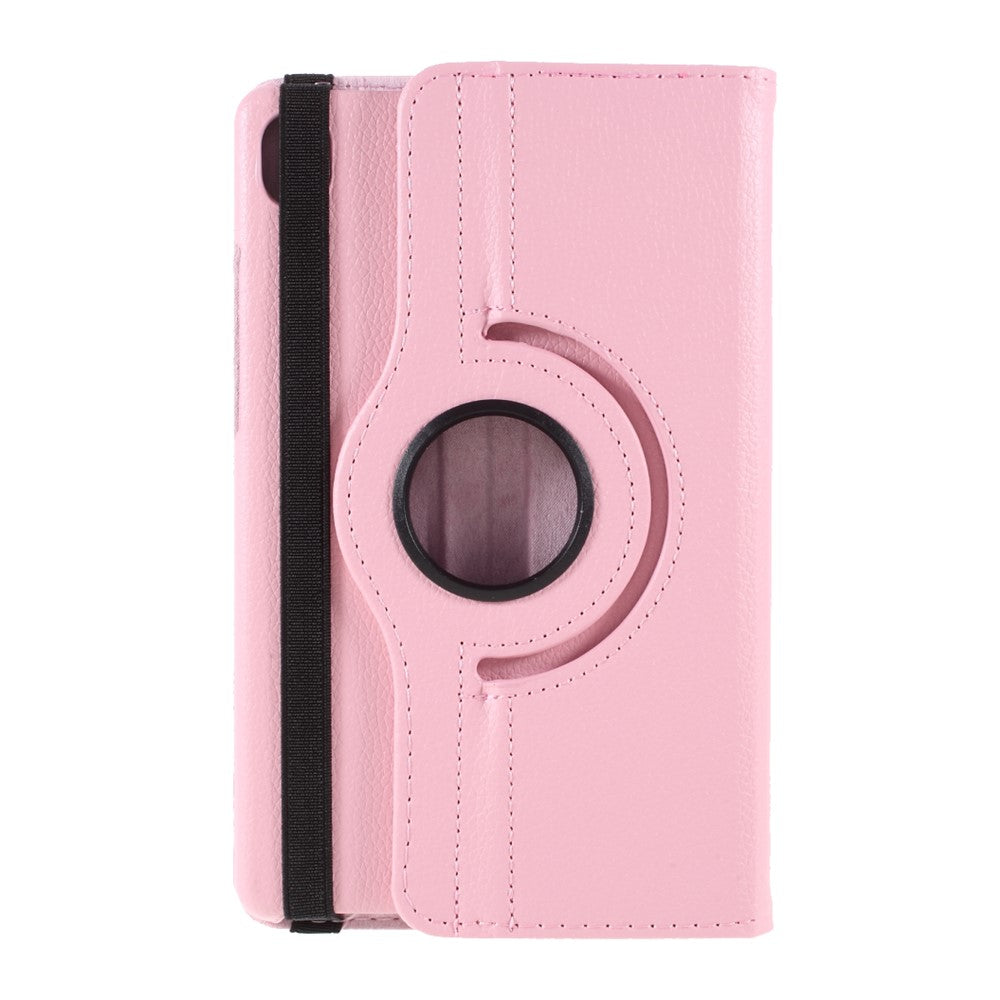 Leather Case with Rotating Stand Cover for Lenovo Tab M8 (1st Gen) HD8505/M8 (2nd Gen) HD8705 - Pink