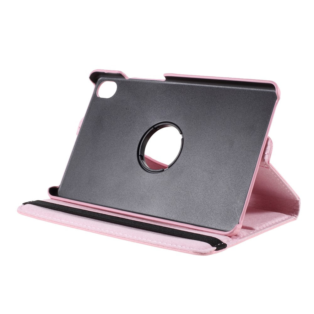 Leather Case with Rotating Stand Cover for Lenovo Tab M8 (1st Gen) HD8505/M8 (2nd Gen) HD8705 - Pink