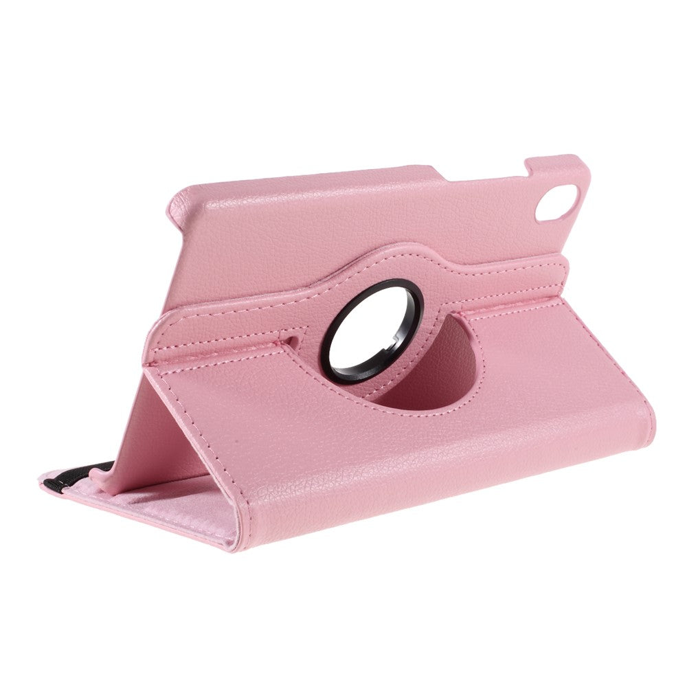 Leather Case with Rotating Stand Cover for Lenovo Tab M8 (1st Gen) HD8505/M8 (2nd Gen) HD8705 - Pink