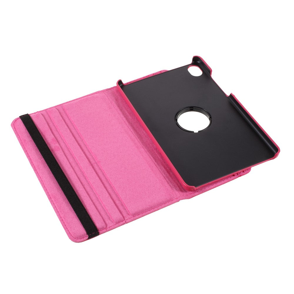 Leather Case with Rotating Stand Cover for Lenovo Tab M8 (1st Gen) HD8505/M8 (2nd Gen) HD8705 - Rose