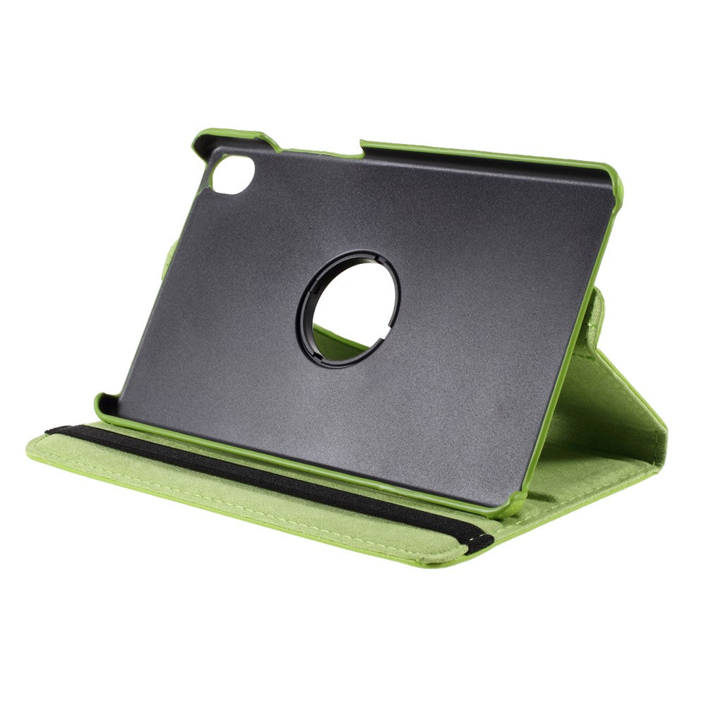 Leather Case with Rotating Stand Cover for Lenovo Tab M8 (1st Gen) HD8505/M8 (2nd Gen) HD8705 - Green