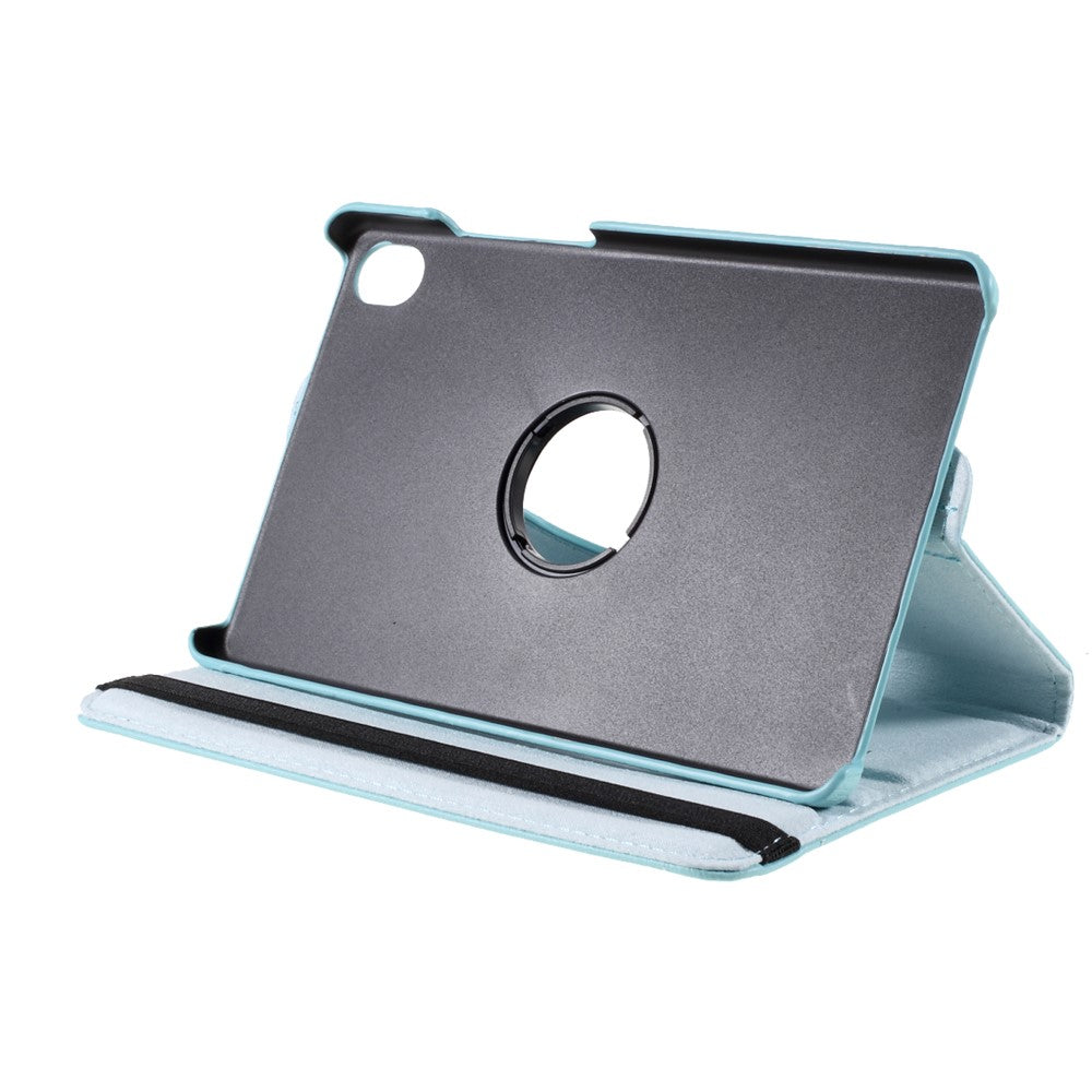 Leather Case with Rotating Stand Cover for Lenovo Tab M8 (1st Gen) HD8505/M8 (2nd Gen) HD8705 - Baby Blue