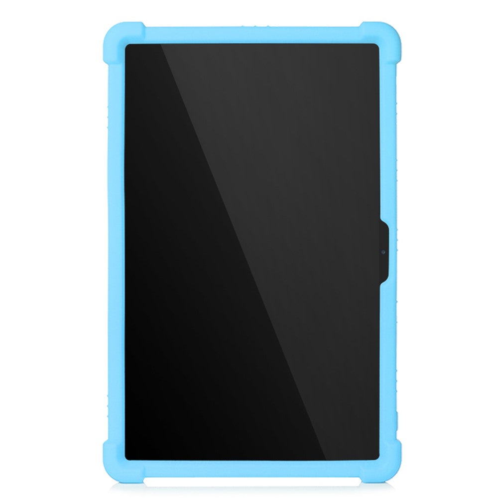 Slide-Out Kickstand Design Multi-Color Silicone Tablet Cover Case for Lenovo Tab P11 / P11 5G 11 inch TB-J606F / J606X - Baby Blue