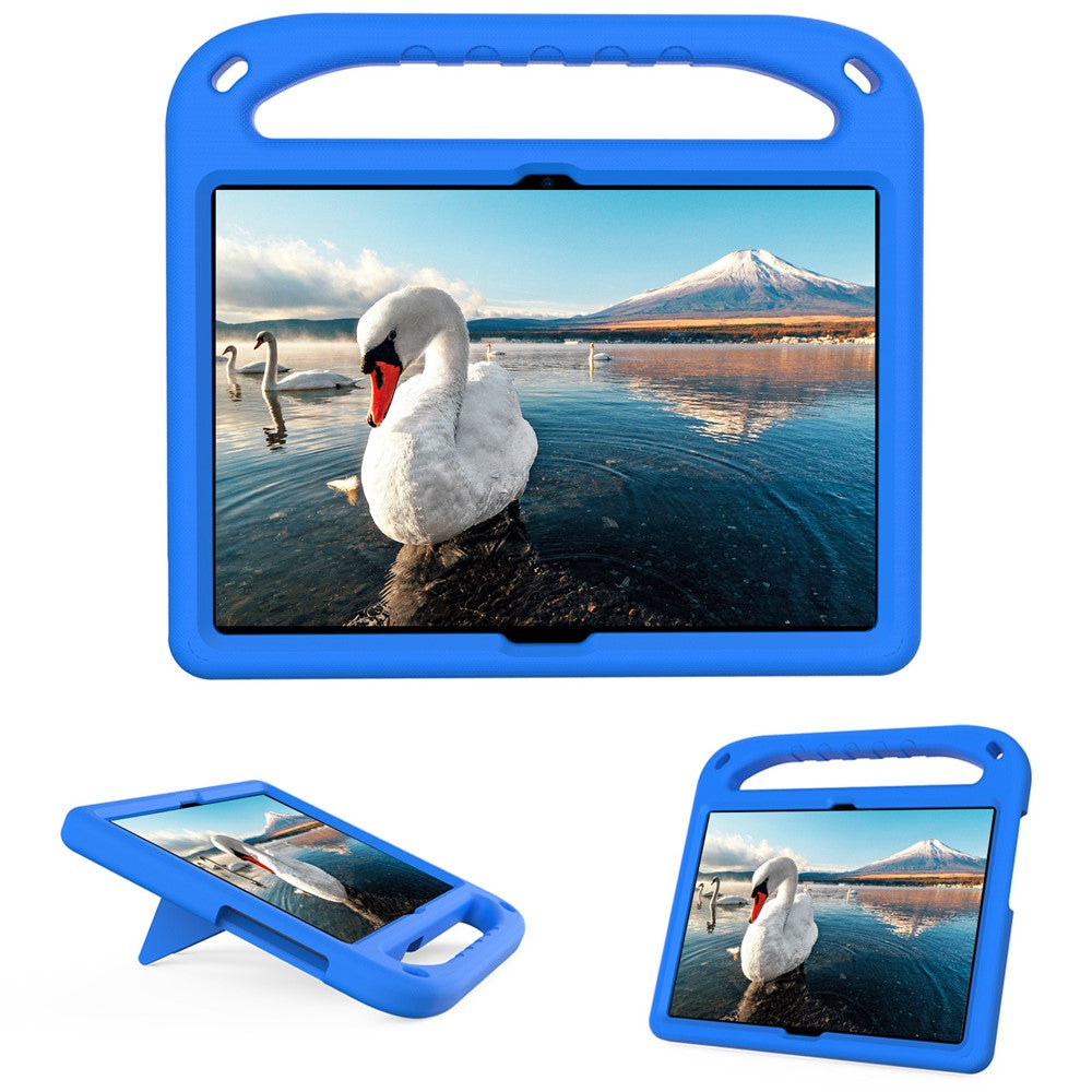 Hand-Hold Grip EVA Tablet Case with Kickstand for Lenovo Tab M10 TB-X505F / TB-X605F /  M10 FHD REL TB-X605FC / TB-X605LC / Tab P10 TB-X705F - Blue