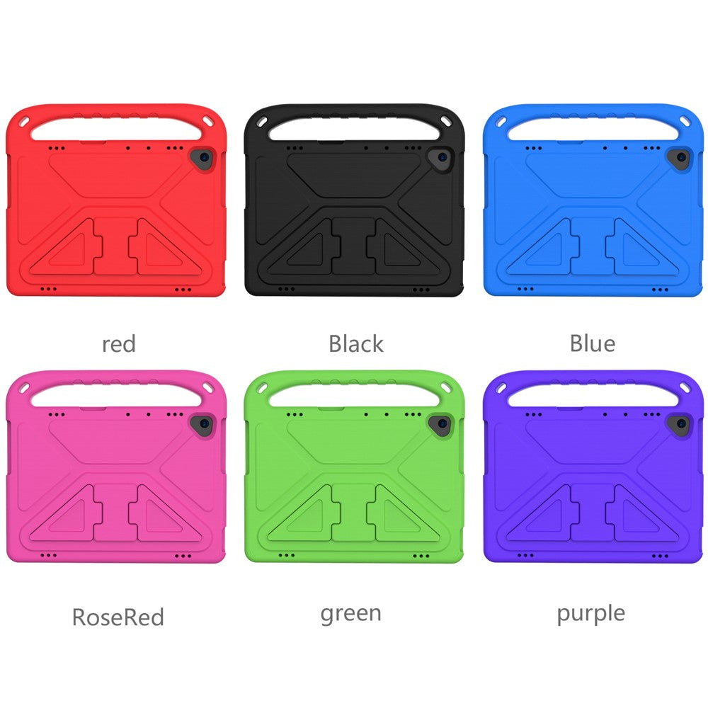 Hand-Hold Grip EVA Tablet Case with Kickstand for Lenovo Tab M10 TB-X505F / TB-X605F /  M10 FHD REL TB-X605FC / TB-X605LC / Tab P10 TB-X705F - Blue