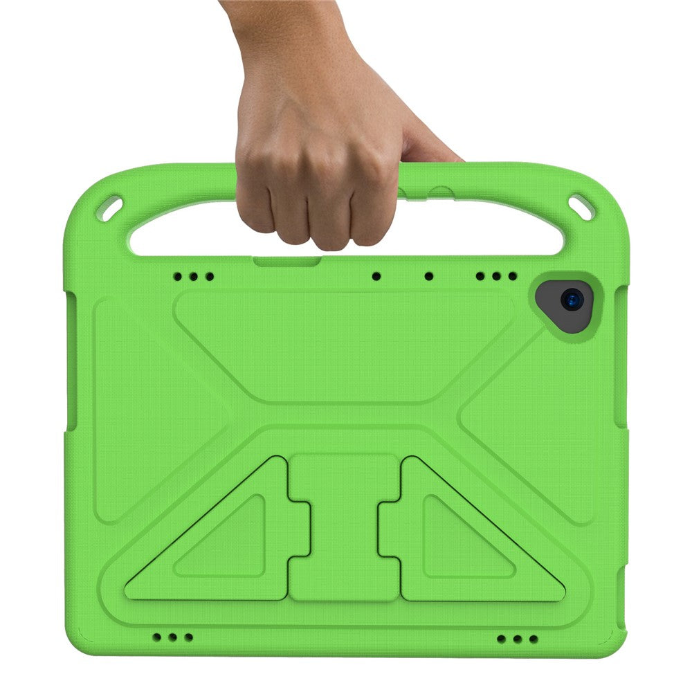 Hand-Hold Grip EVA Tablet Case with Kickstand for Lenovo Tab M10 TB-X505F / TB-X605F / M10 FHD REL TB-X605FC / TB-X605LC / Tab P10 TB-X705F - Green