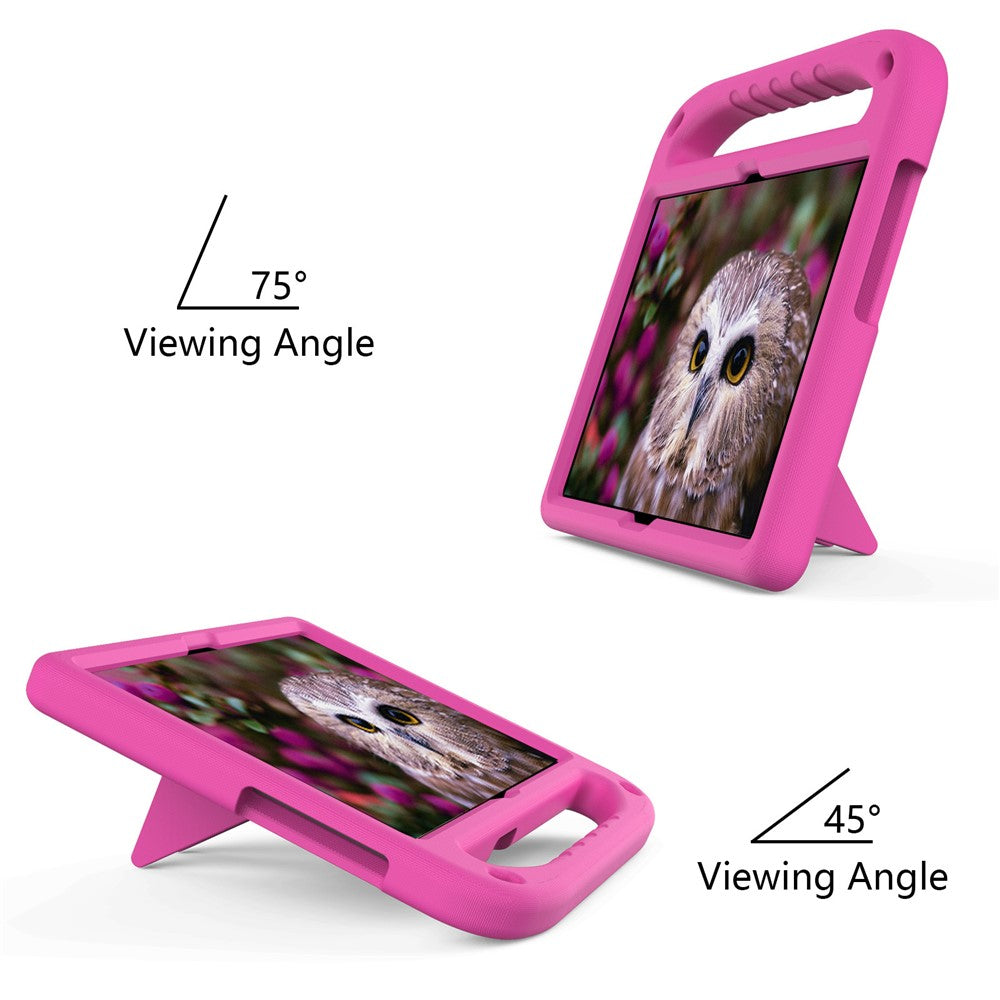 Hand-Hold Grip EVA Tablet Case with Kickstand for Lenovo Tab M10 TB-X505F / TB-X605F / M10 FHD REL TB-X605FC / TB-X605LC / Tab P10 TB-X705F - Rose