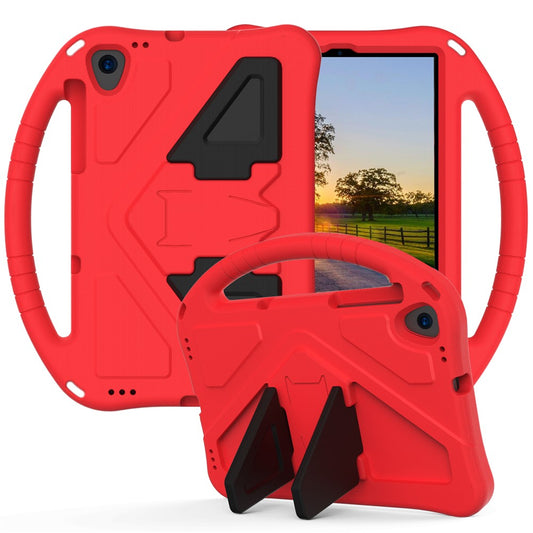 Kickstand Design Shockproof EVA Case with Portable Handle for Lenovo Tab K10 (2021) TB-X6C6F/TB-X6C6L/TB-X6C6X - Red