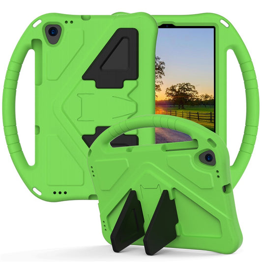 Kickstand Design Shockproof EVA Case with Portable Handle for Lenovo Tab K10 (2021) TB-X6C6F/TB-X6C6L/TB-X6C6X - Green