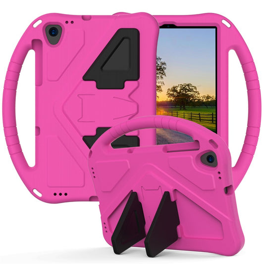 Kickstand Design Shockproof EVA Case with Portable Handle for Lenovo Tab K10 (2021) TB-X6C6F/TB-X6C6L/TB-X6C6X - Rose