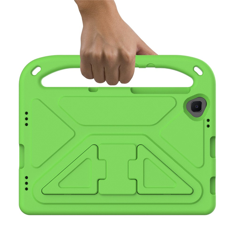 Hand-Hold Grip EVA Tablet Case with Foldable Dual Angle Kickstand for Lenovo Tab M10 HD Gen 2/Tab M10 Plus TB-X606 - Green