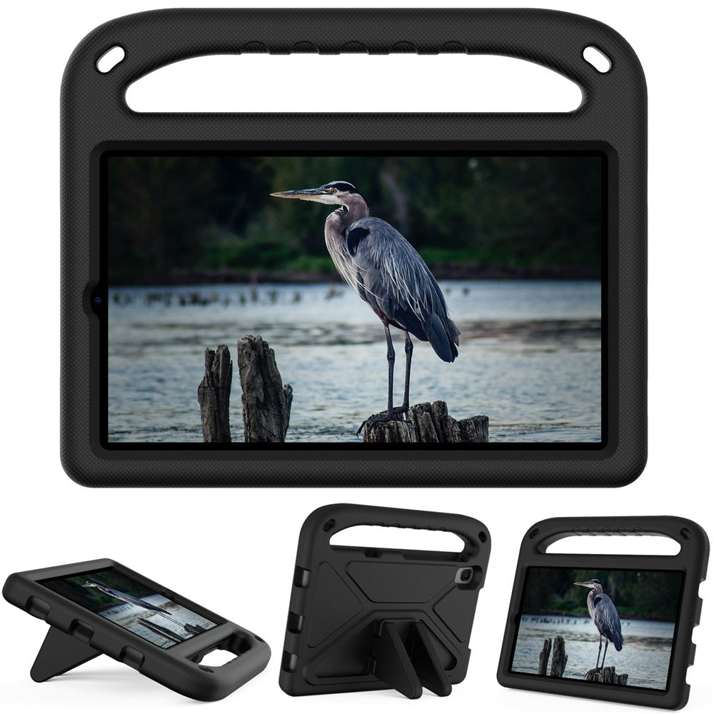 Handle Kickstand Light-Weight EVA Shockproof Protective Case Cover for Lenovo Tab M8 (1st Gen) TB-8505 / Tab M8 (2nd Gen) TB-8705 / Tab M8 (3rd Gen) TB-8506 - Black